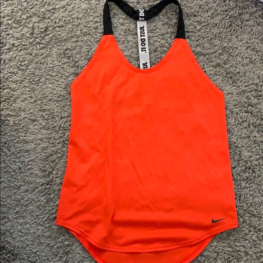 Red Nike tank top